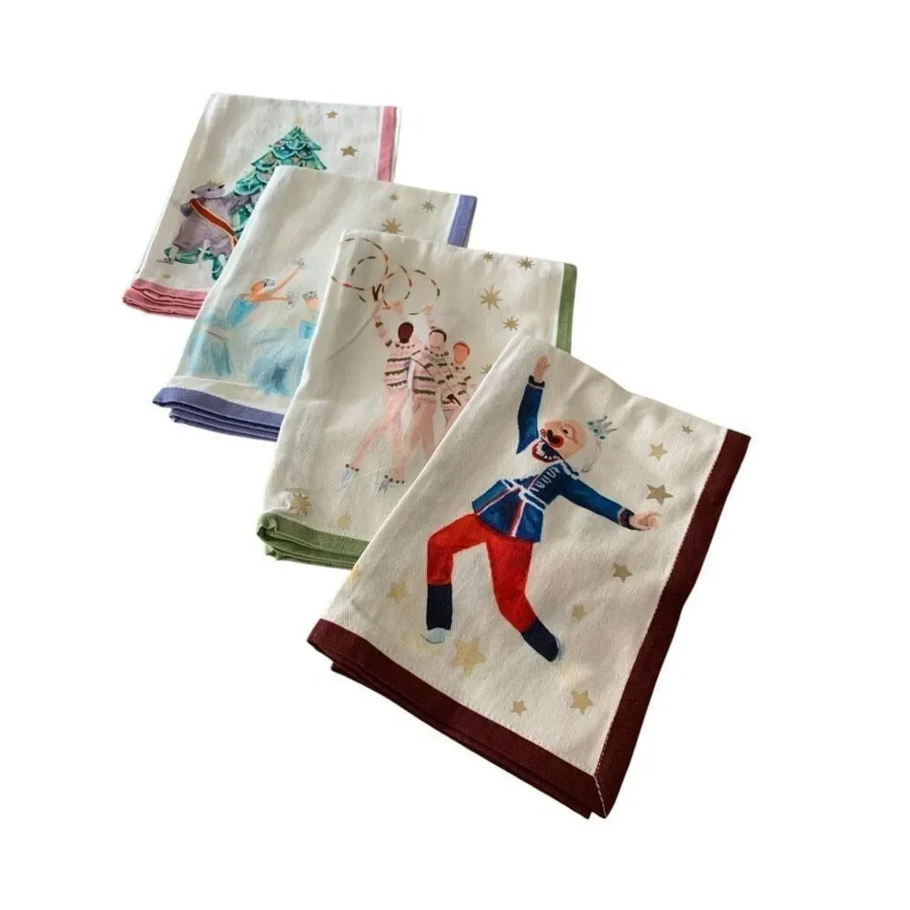 Anthropologie x New York City Ballet Nutcracker Napkins Set of 4 - New Holiday